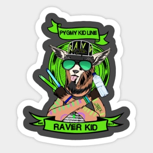 Raver Kid Sticker